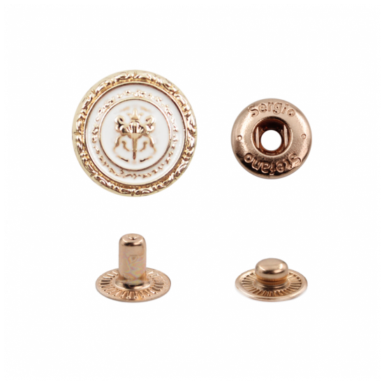 Кнопка установочная металлическая 8043КН