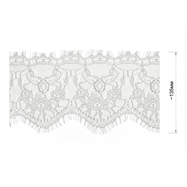 Кружево синтетич., цвет белый