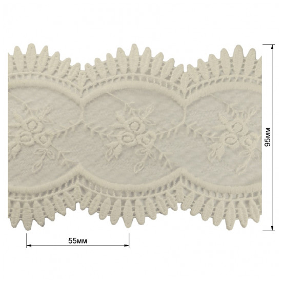 Кружево синтетич. 0109КР