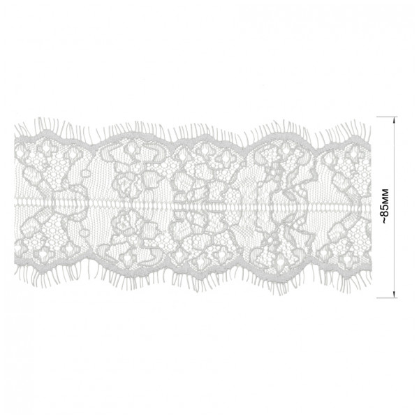 Кружево синтетич., цвет белый