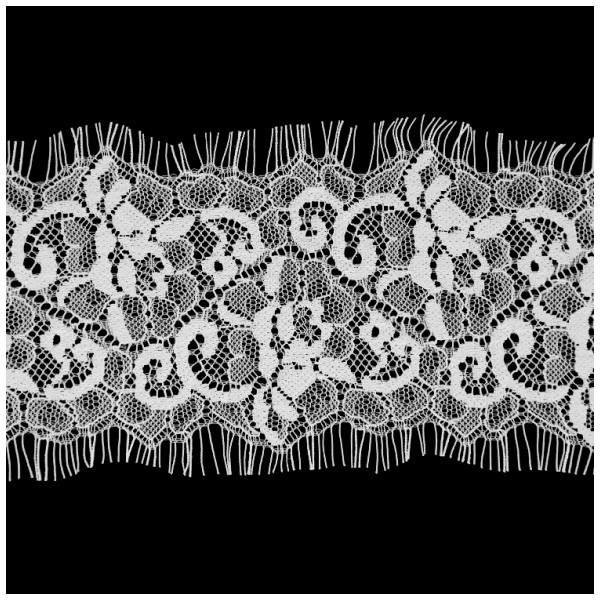 4209КР белый, ширина=9см кружево