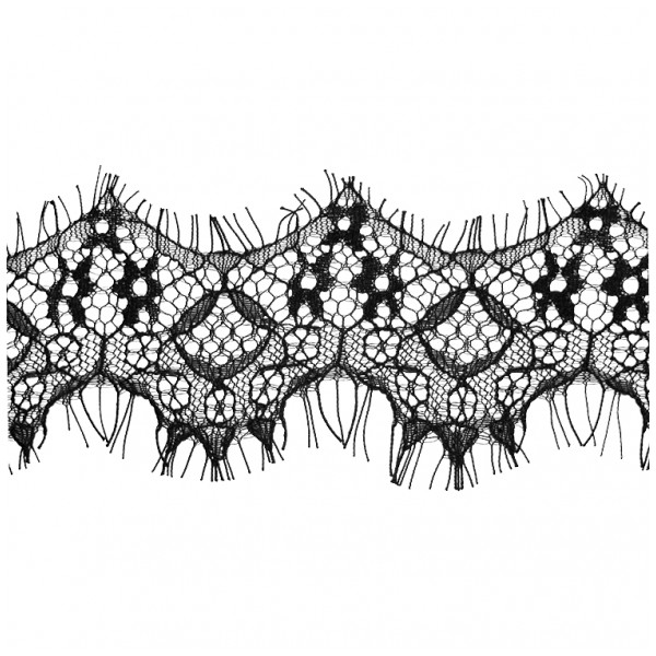 4183КР черный, ширина=6см кружево