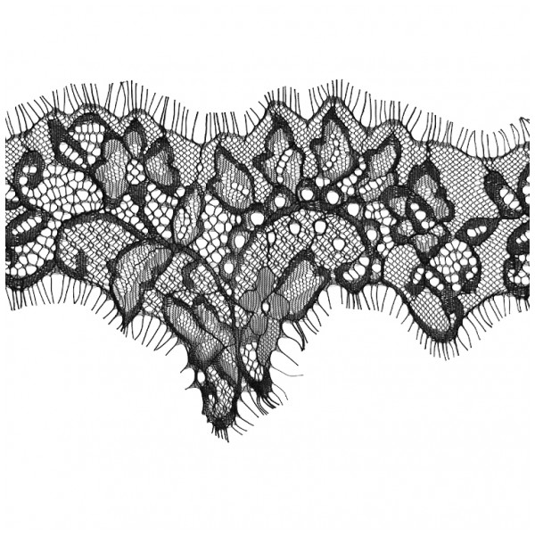 4207КР черный, ширина=13см кружево