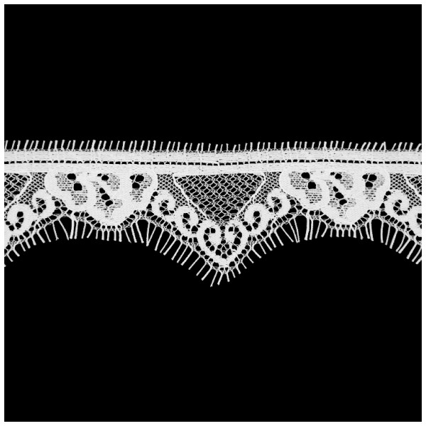 4251КР белый, ширина=4,5см кружево