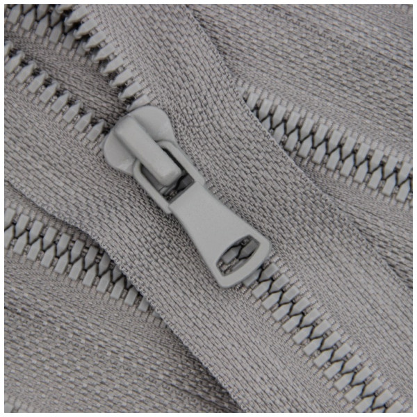 Молния тракторная неразъемная Т5, 20см, слайдер-G40, цвет серый