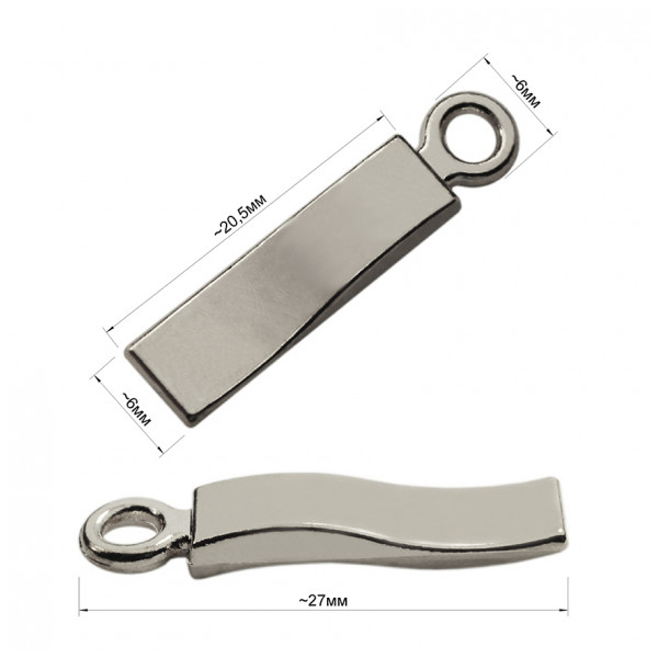 Пуллер, тип 3, волна,  цвет никель