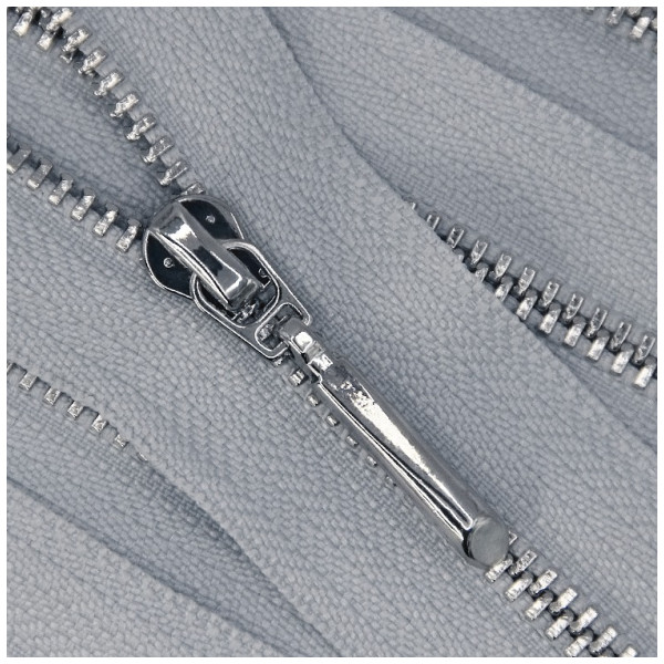 Молния металлическая разъемная 3Т, 65см, слайдер 5071-1, зубцы никель, цвет 440 св.голубой