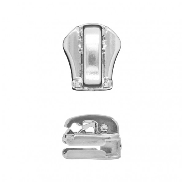 5Т412СМ никель, без пуллера быстросъемный, слайдер на молнию металл Т5