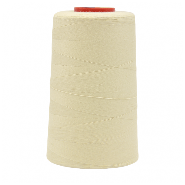Нитки швейные MH 100% п/э цвет 1353 темно-молочный, 40S/2, 5000 ярд (4572м)