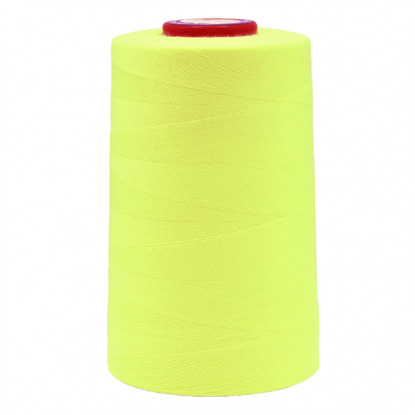 Нитки швейные MH 100% п/э (5000ярд) цвет 1201 неоновый салатовый