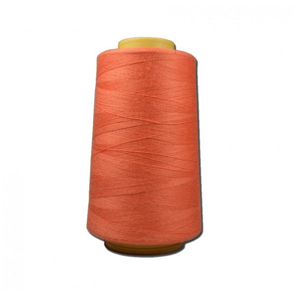 Нитки швейные 50/2 п/э, цвет 108-коралловый