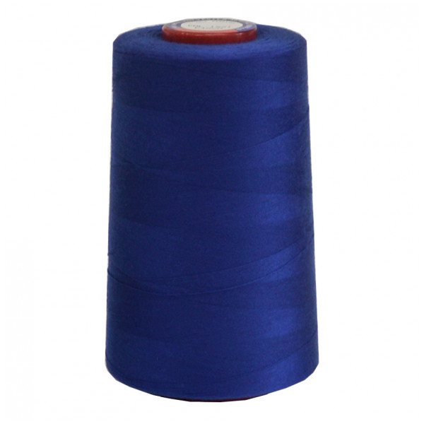 Нитки швейные MH 100% п/э цвет 1591 синий, 40S/2, 5000 ярд (4572м)