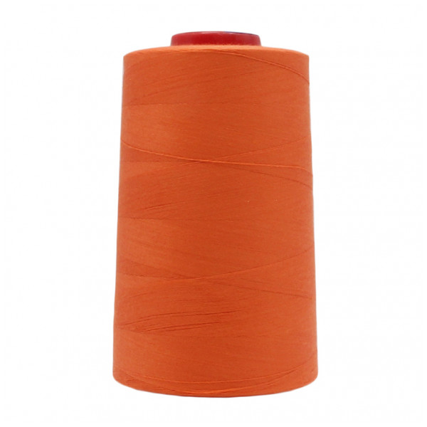 Нитки швейные MH 100% п/э цвет 1148 оранжевый, 40S/2, 5000 ярд (4572м)