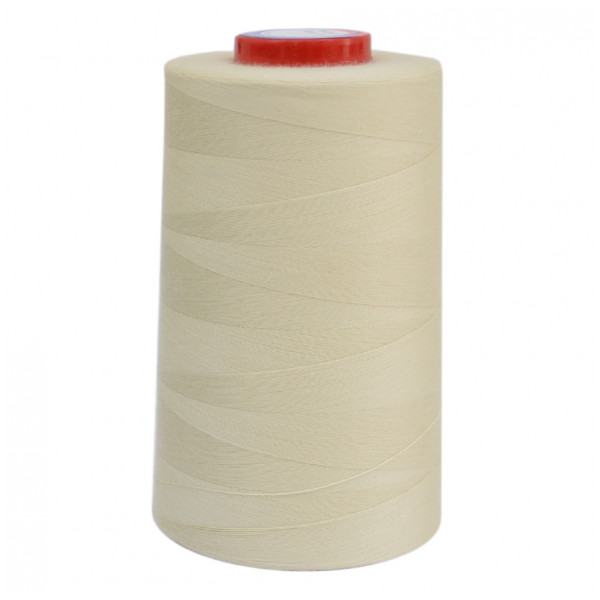 Нитки швейные MH 100% п/э цвет 1451 светло-бежевый, 40S/2, 5000 ярд (4572м)