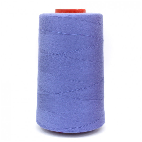 Нитки швейные MH 100% п/э цвет 1187 голубой, 40S/2, 5000 ярд (4572м)