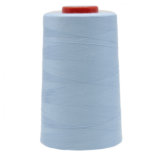 Нитки швейные MH 100% п/э цвет 1328 голубой 5000Н