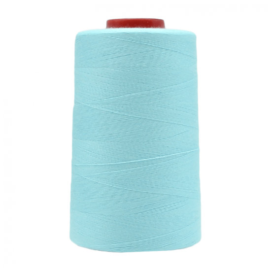 Нитки швейные MH 100% п/э цвет 1575 голубой 5000Н
