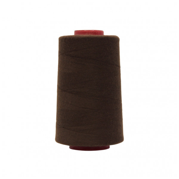 Нитки швейные MH 100% п/э цвет 1493-темно-коричневый, 40S/2, 5000 ярд (4572м)