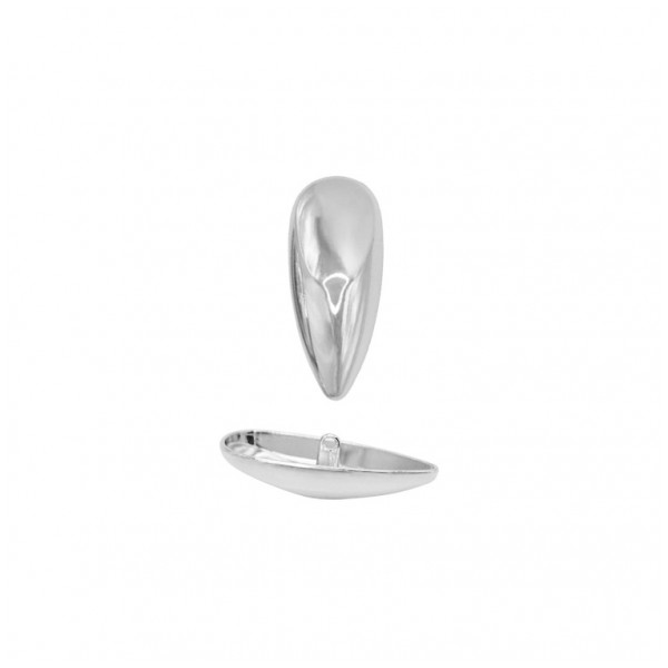 Пуговица металлическая, 40L, цвет никель