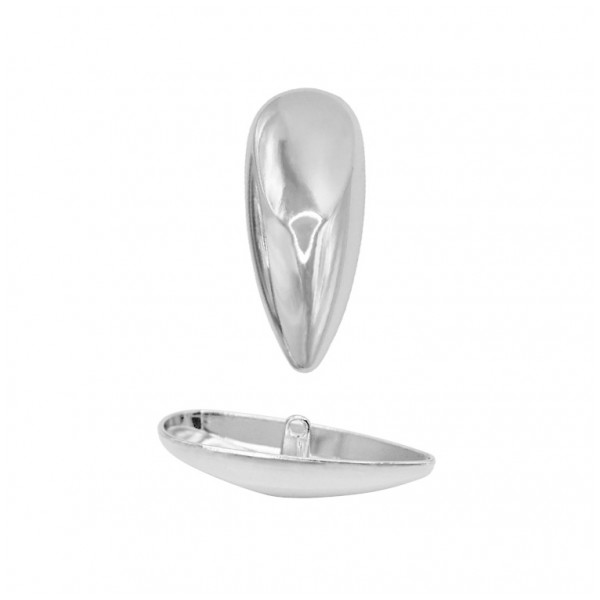 Пуговица металлическая, 54L, цвет никель