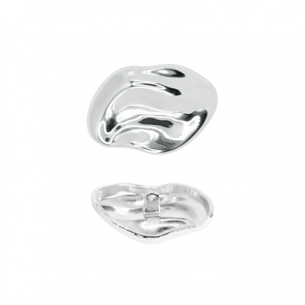 Пуговица металлическая, 58L, цвет никель