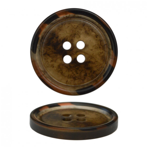 Пуговица пластиковая, 44L, цвет молочный