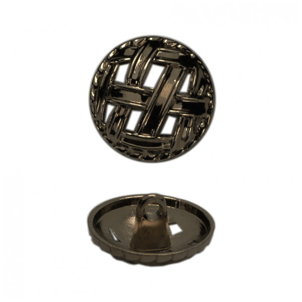 Пуговица металлическая, 28L, цвет оксид