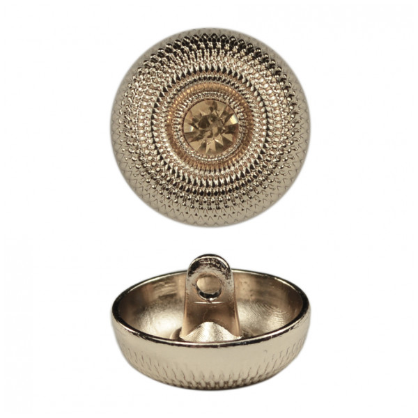 Пуговица металлическая, 28L, цвет никель