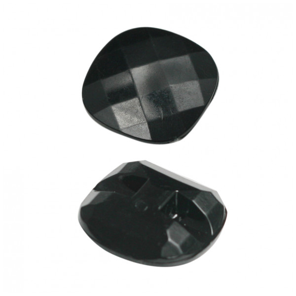 Пуговица пластиковая, 44L, цвет черный