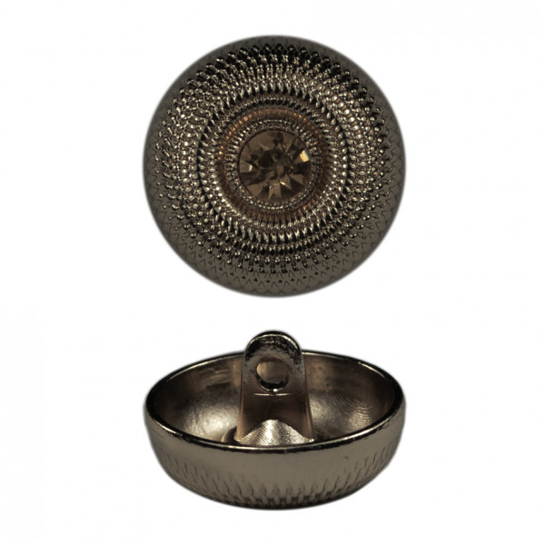 Пуговица металлическая, 40L, цвет оксид