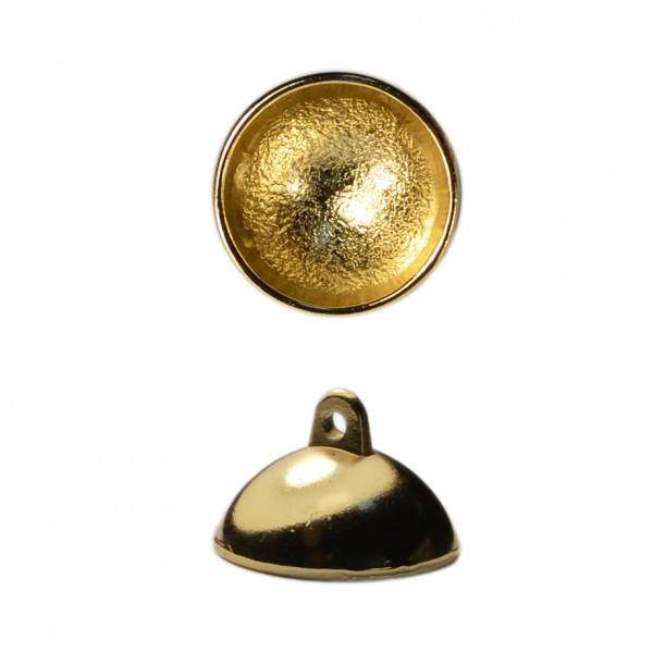 Пуговица металлическая, 36L, цвет золото