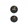 Пуговица пластиковая, 36L, цвет черный