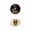 Пуговица металлизированная, 34L, цвет золото+белый