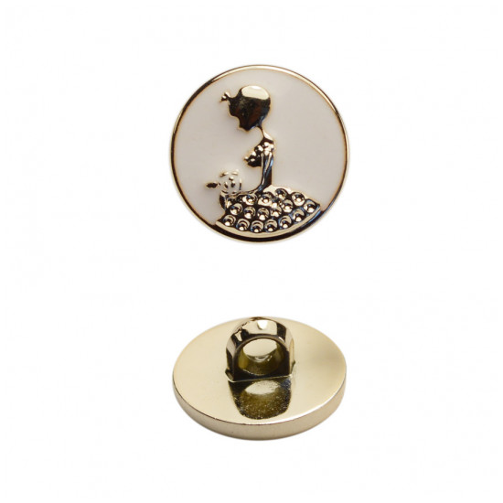Пуговица металлизированная 9987ПГ