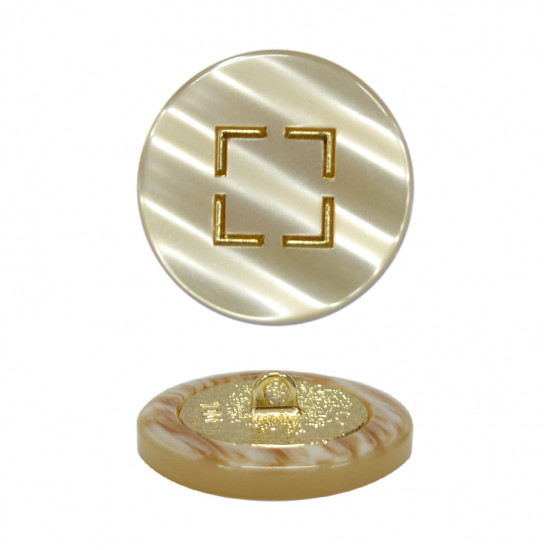 Пуговица металлизированная 11241ПГ