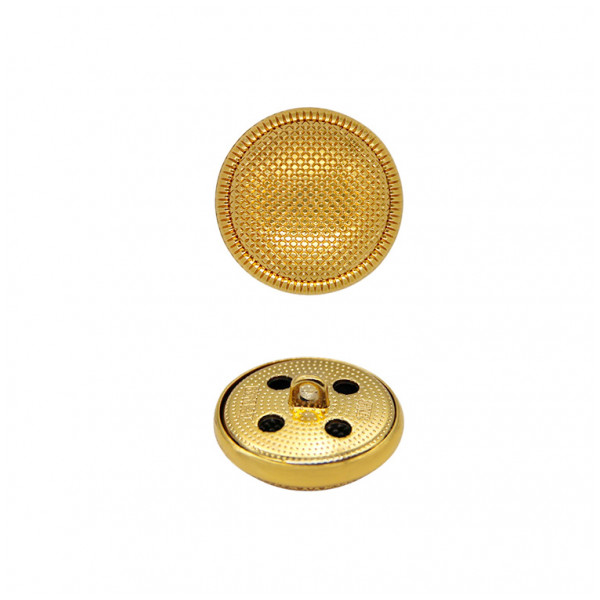Пуговица металлическая, 32L, цвет золото