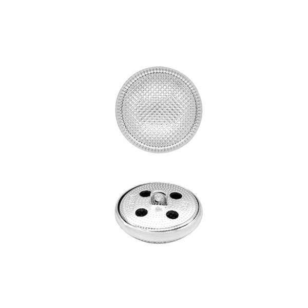 Пуговица металлическая, 28L, цвет никель