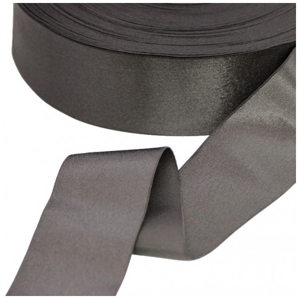 Резинка атласная 5см, цвет графит