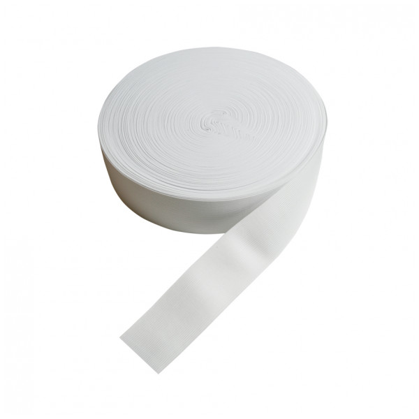 Резинка тканая 5см, цвет белый
