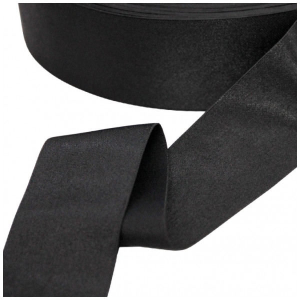 Резинка атласная 5см, цвет черный