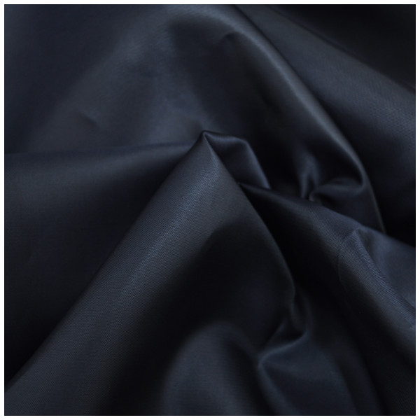 Ткань подкладочная поливискозная, 92г/м2, состав: 55% полиэстер, 45% вискоза; цвет 1233 темно-синий, ширина 150см