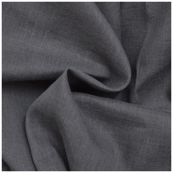 Ткань подкладочная хлопковая, 55г/м2, состав: 100% хлопок, 55г/м2, цвет 129 темно-серый, ширина 150см