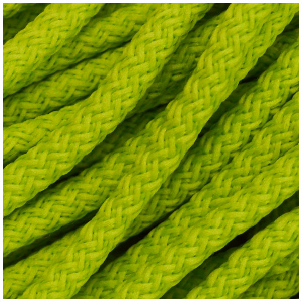 Шнур круглый полиэфирный с наполнителем 4.5мм цвет 52 салатовый