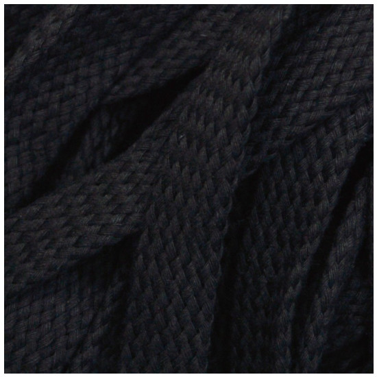 Шнур плоский хлопковый плетельный 31ШП 032-черный 31ШП10