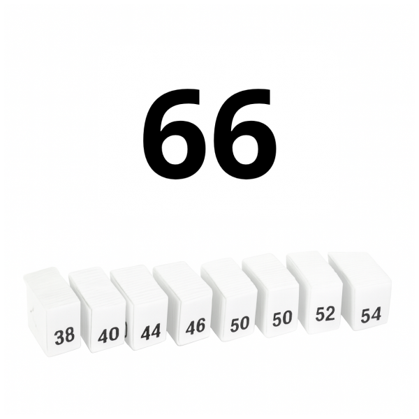 Размерник для одежды (этикетка), №66
